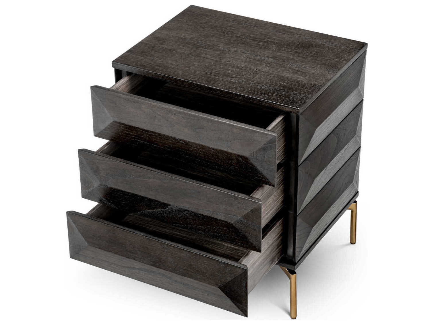 Eichholtz Denver Mocha Oak Veneer Nightstand