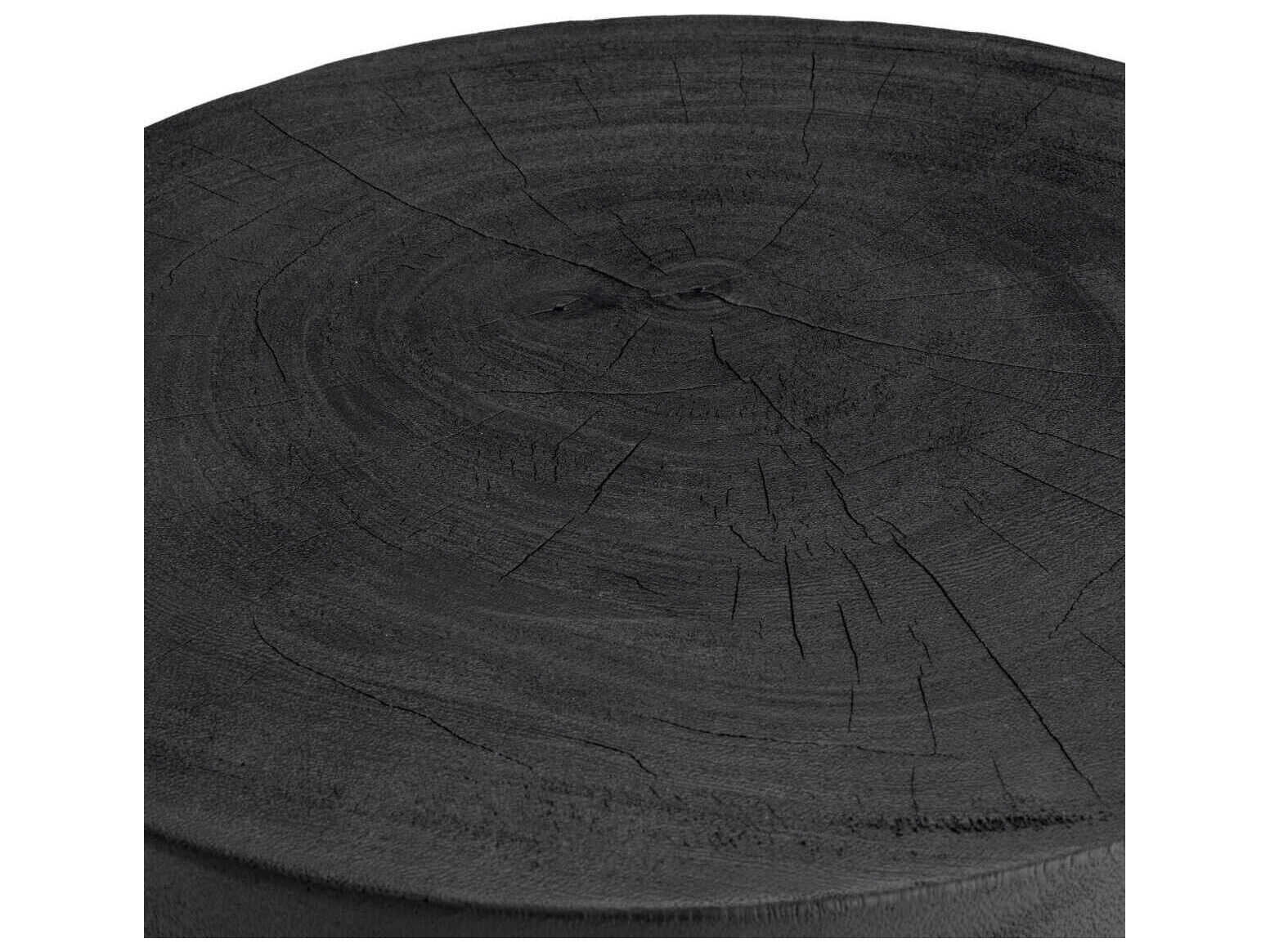 Eichholtz Osias Burnt Suar Wood Side Table