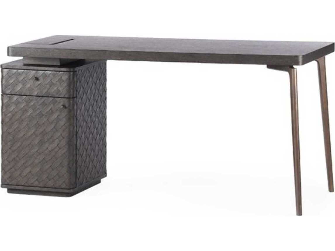 Eichholtz Fiji Woven Oak Veneer Desk