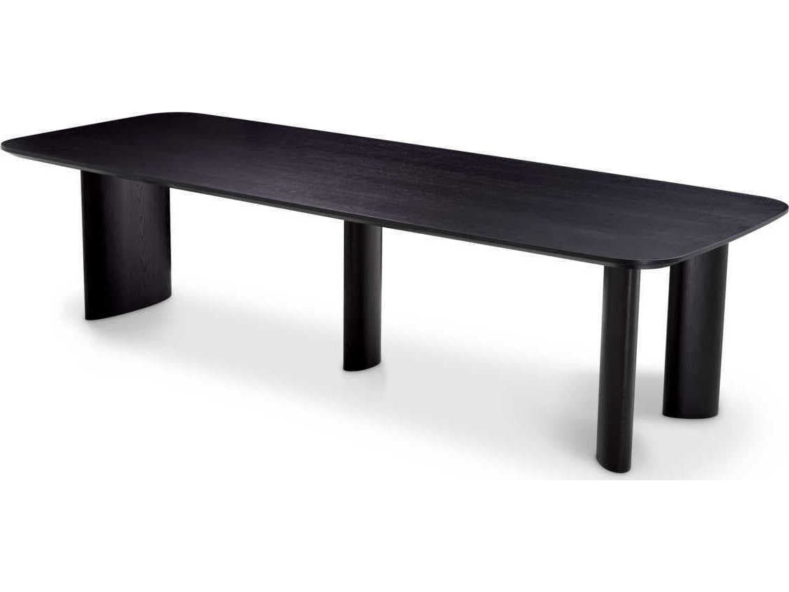 Eichholtz Harmonie L Black Veneer Dining Table