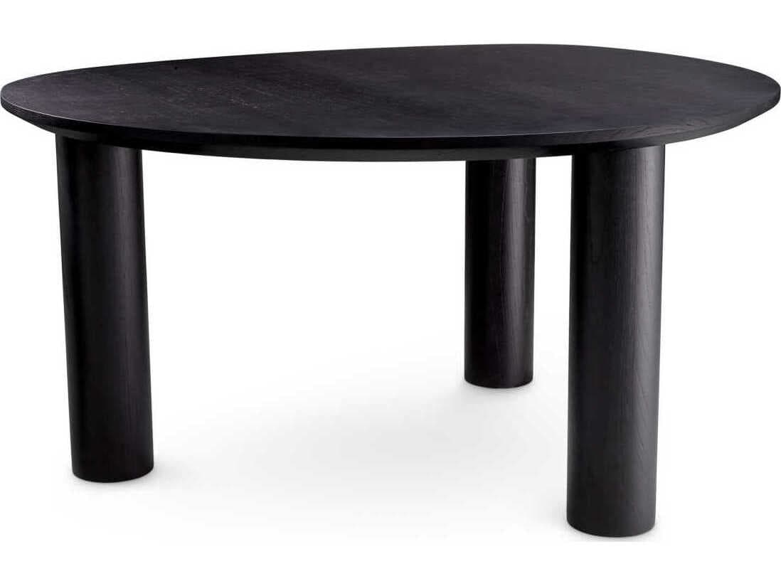 Eichholtz Lombardo Black Veneer Dining Table