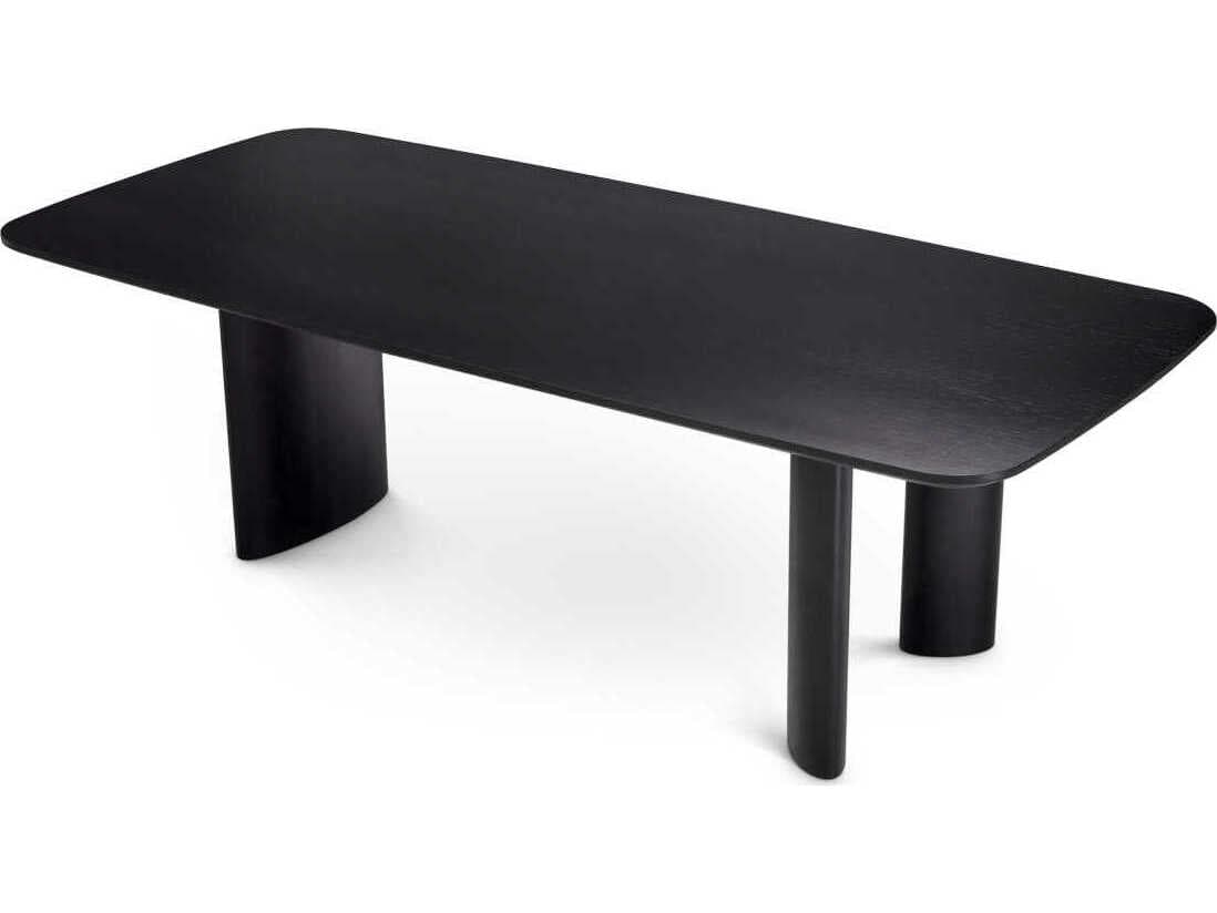 Eichholtz Harmonie S Black Veneer Dining Table