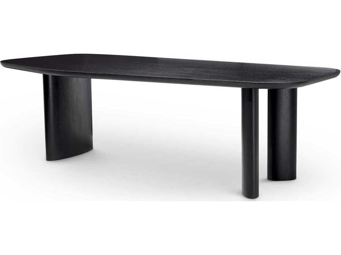 Eichholtz Flemings Black Veneer Dining Table