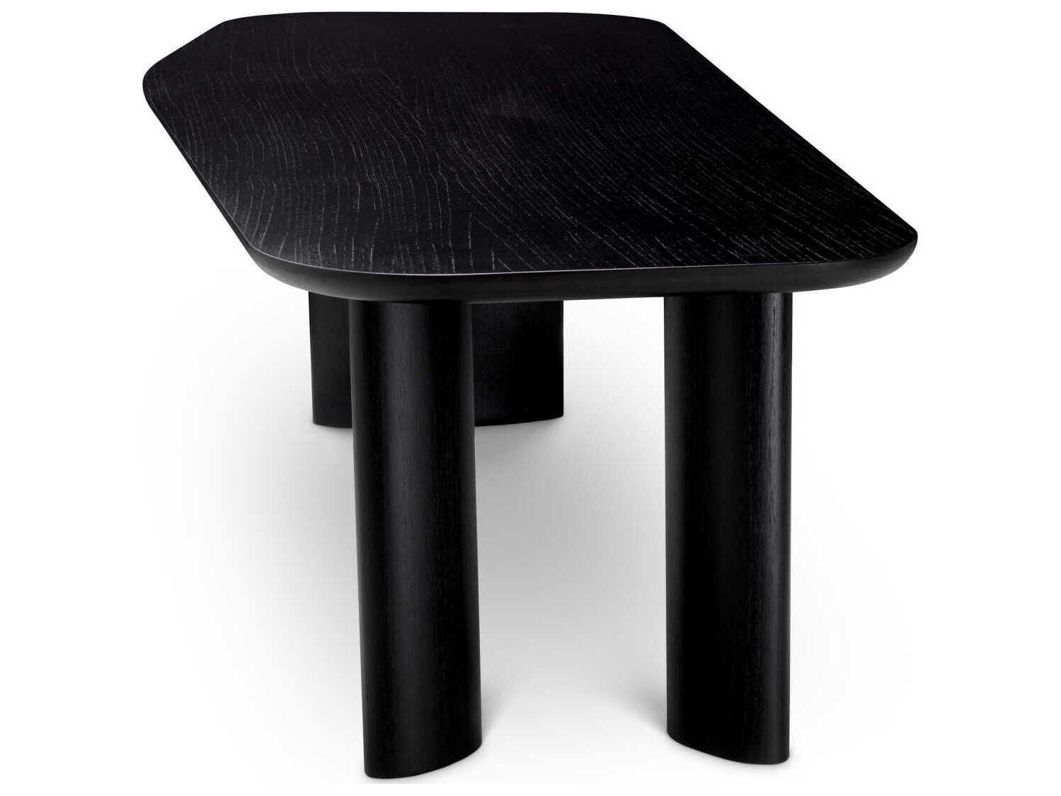 Eichholtz Flemings Black Veneer Dining Table
