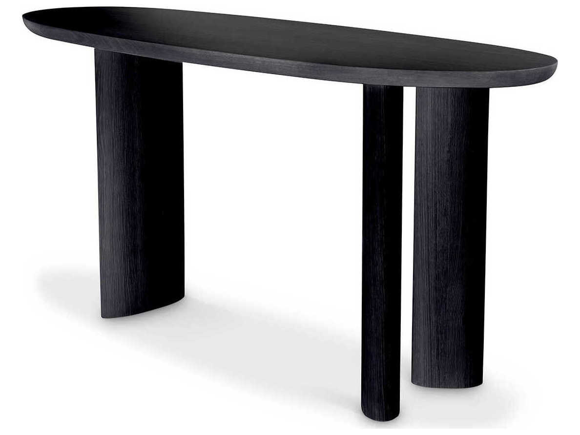 Eichholtz Lindner Black Veneer Console Table