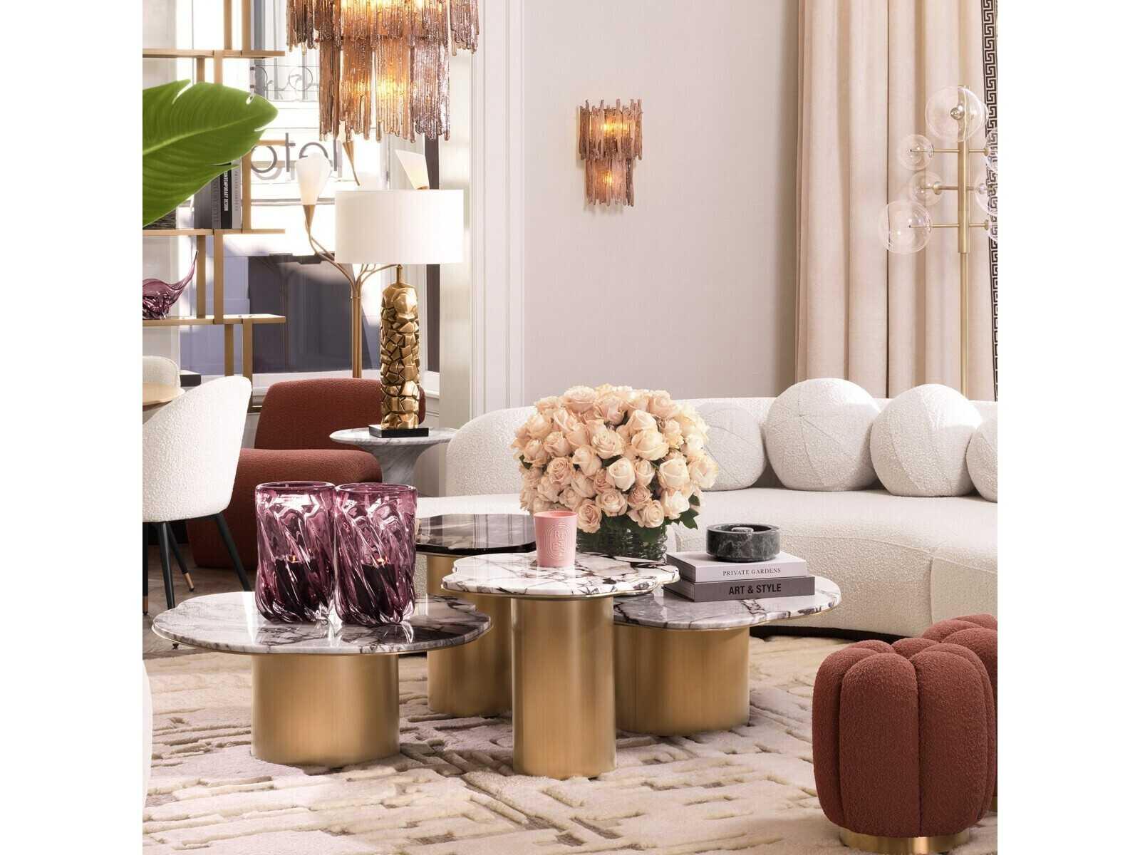 Eichholtz Shapiro Light Marble Side Table