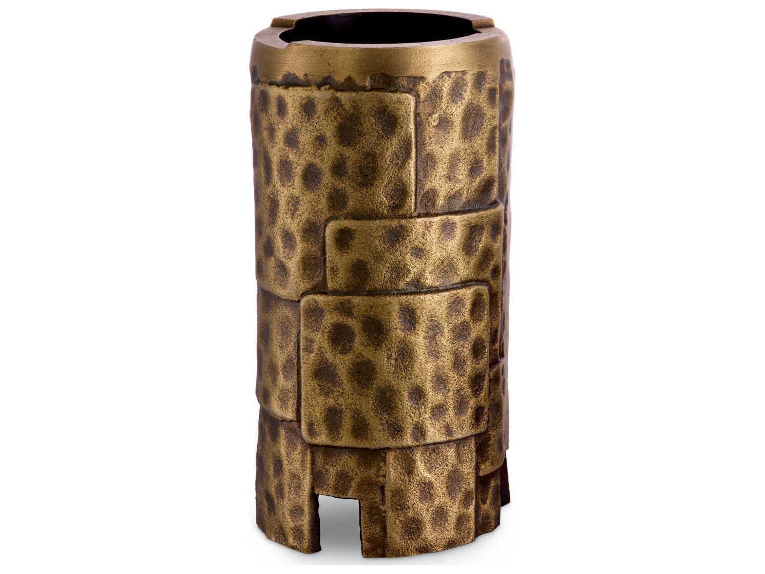 Eichholtz Laurentios Vintage Brass Set of 3 Candle Holder