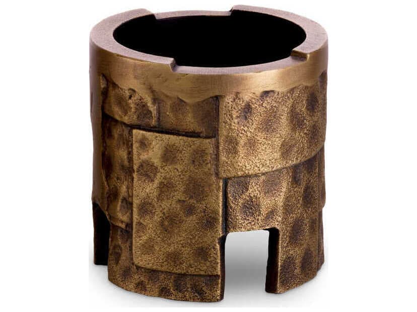 Eichholtz Laurentios Vintage Brass Set of 3 Candle Holder