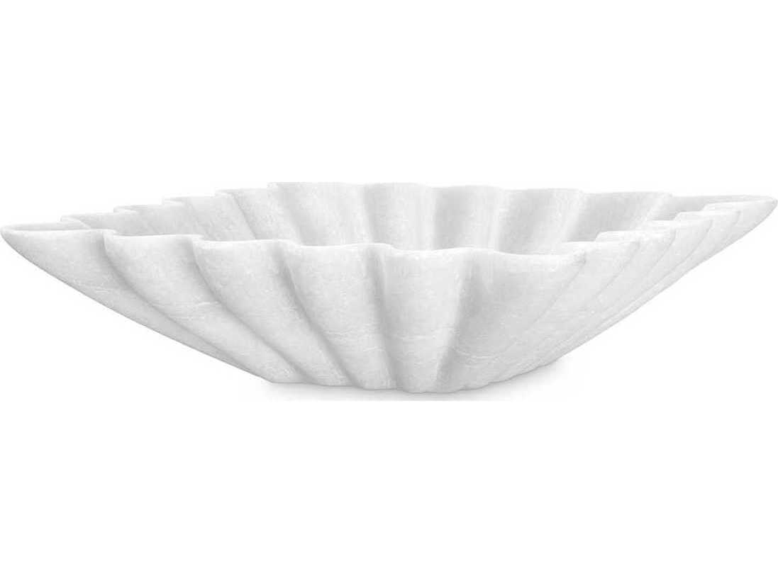 Eichholtz Jackson Square White Marble Bowl