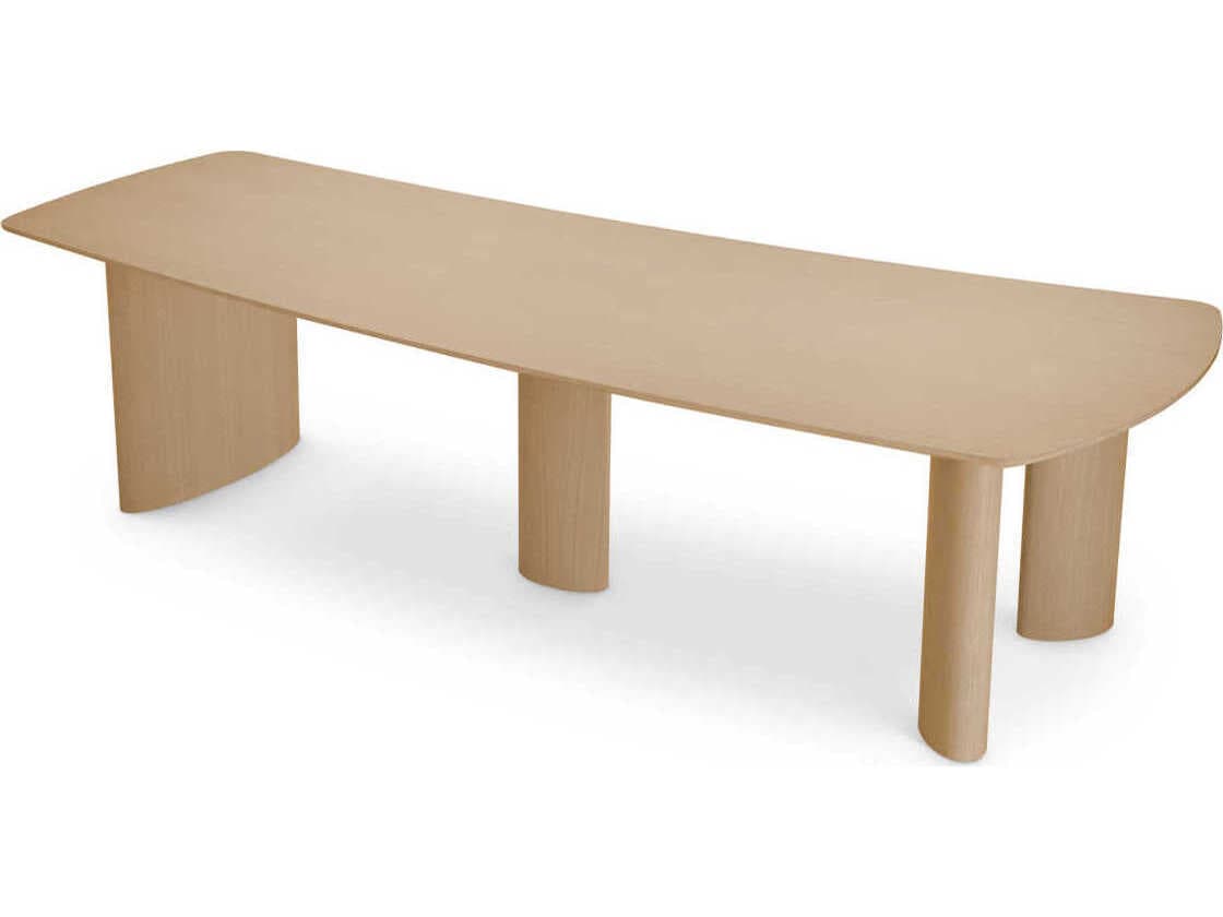 Eichholtz Bergman L Natural Oak Veneer Dining Table