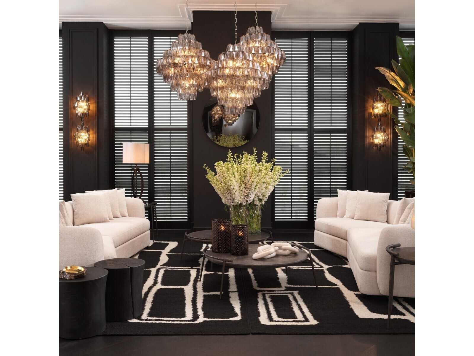 Eichholtz Vava Black Ivory Rug