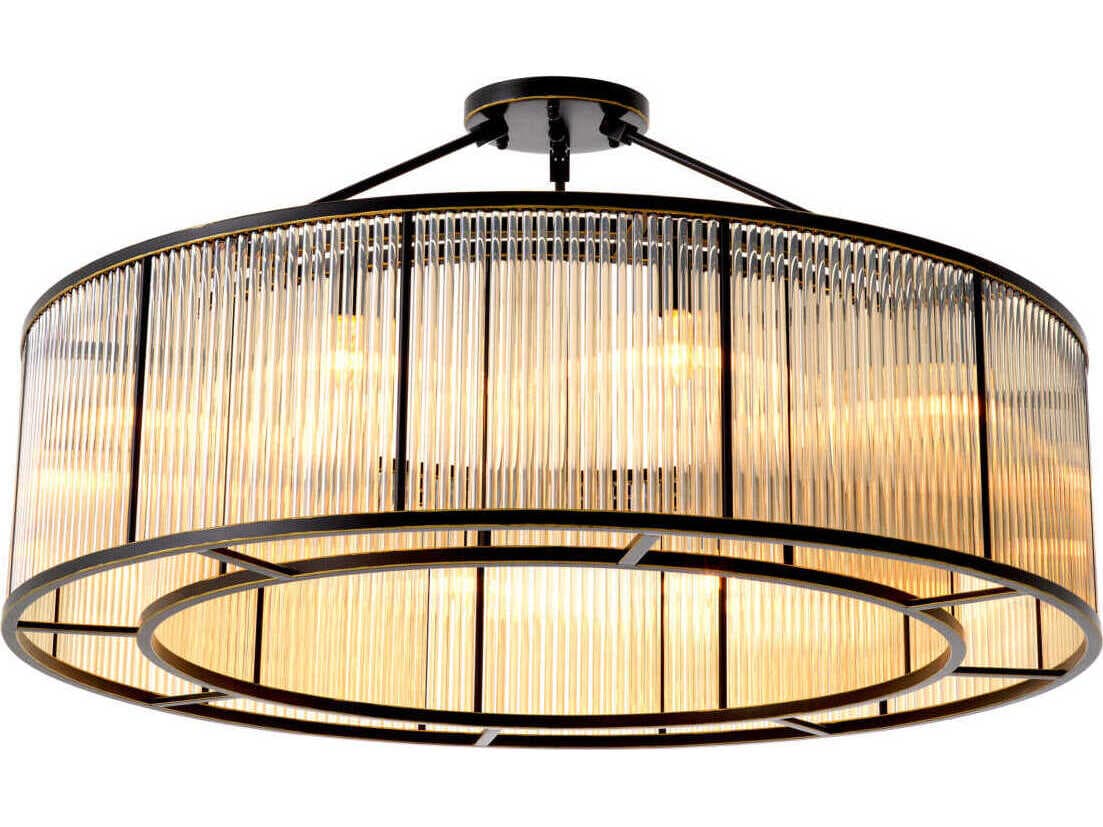 Eichholtz Bernardi Xl Bronze Ceiling Lamp