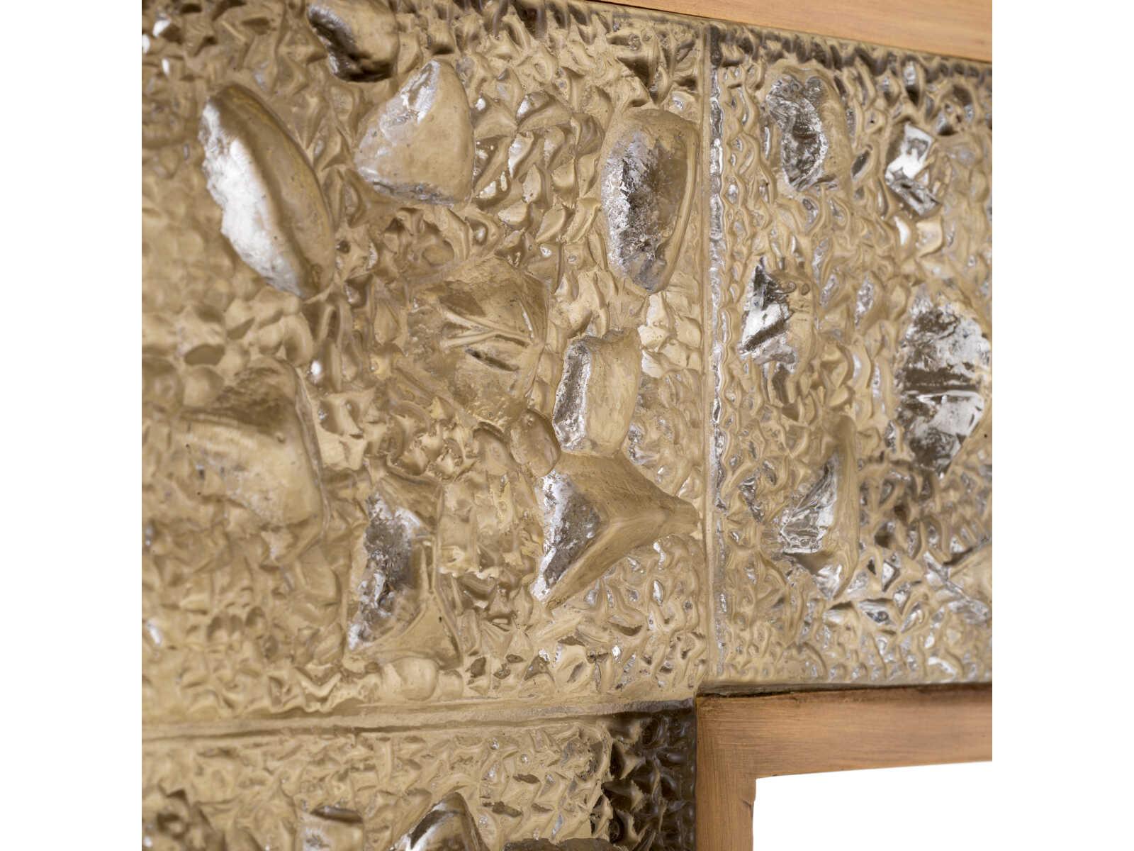 Eichholtz Mellot Square Vintage Brass Mirror