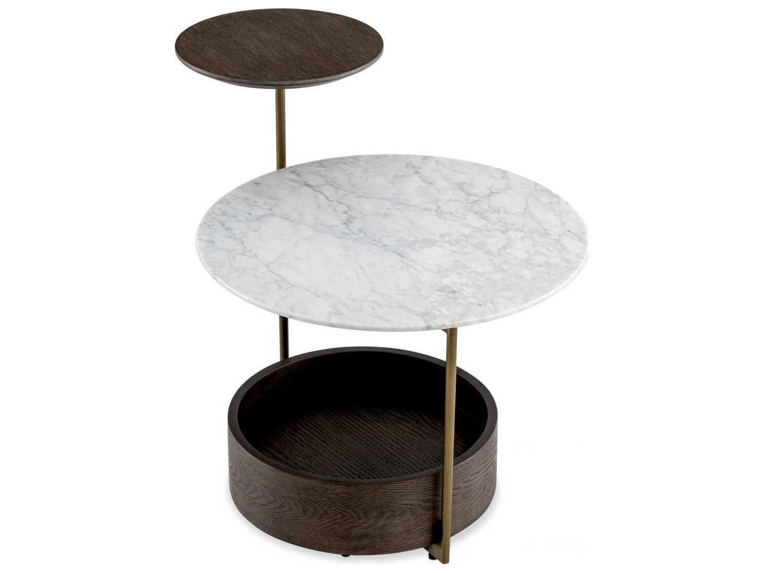 Eichholtz Faye Brushed Brass Side Table