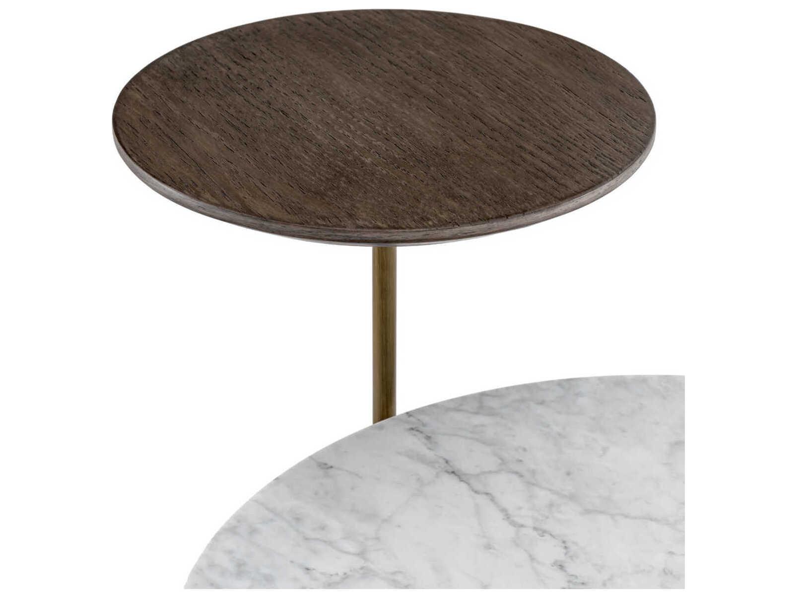 Eichholtz Faye Brushed Brass Side Table