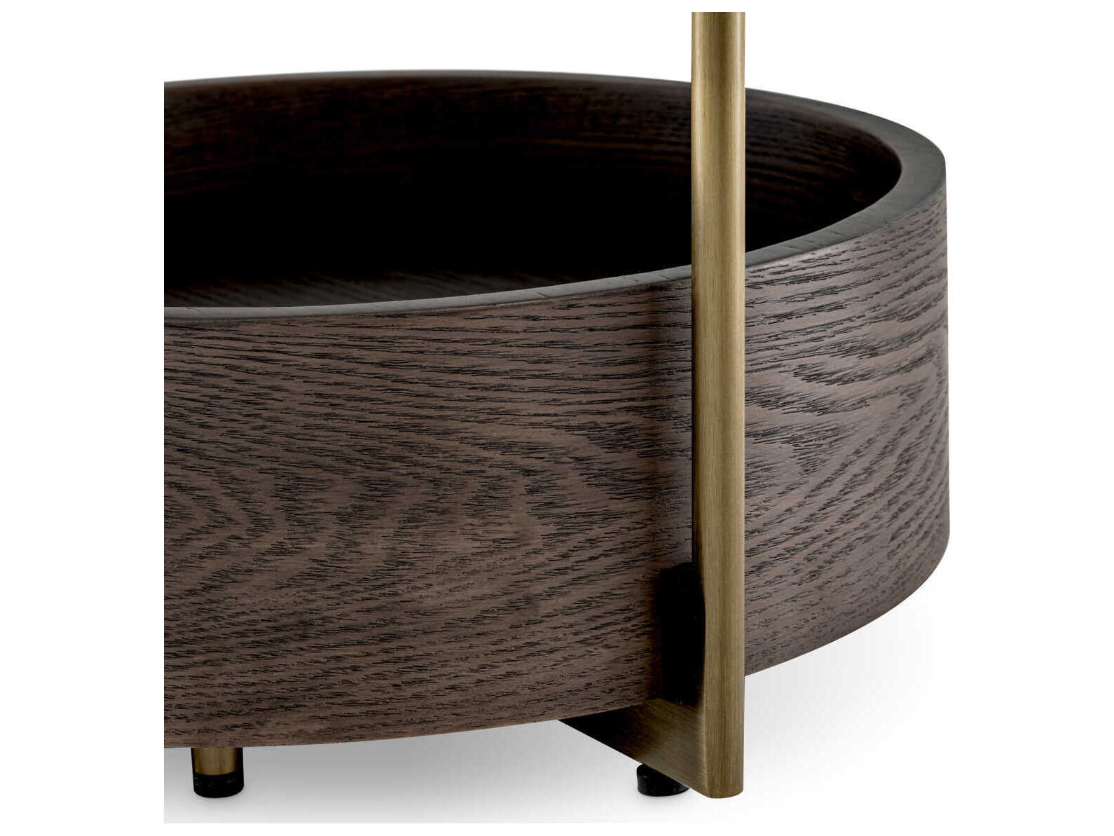 Eichholtz Faye Brushed Brass Side Table