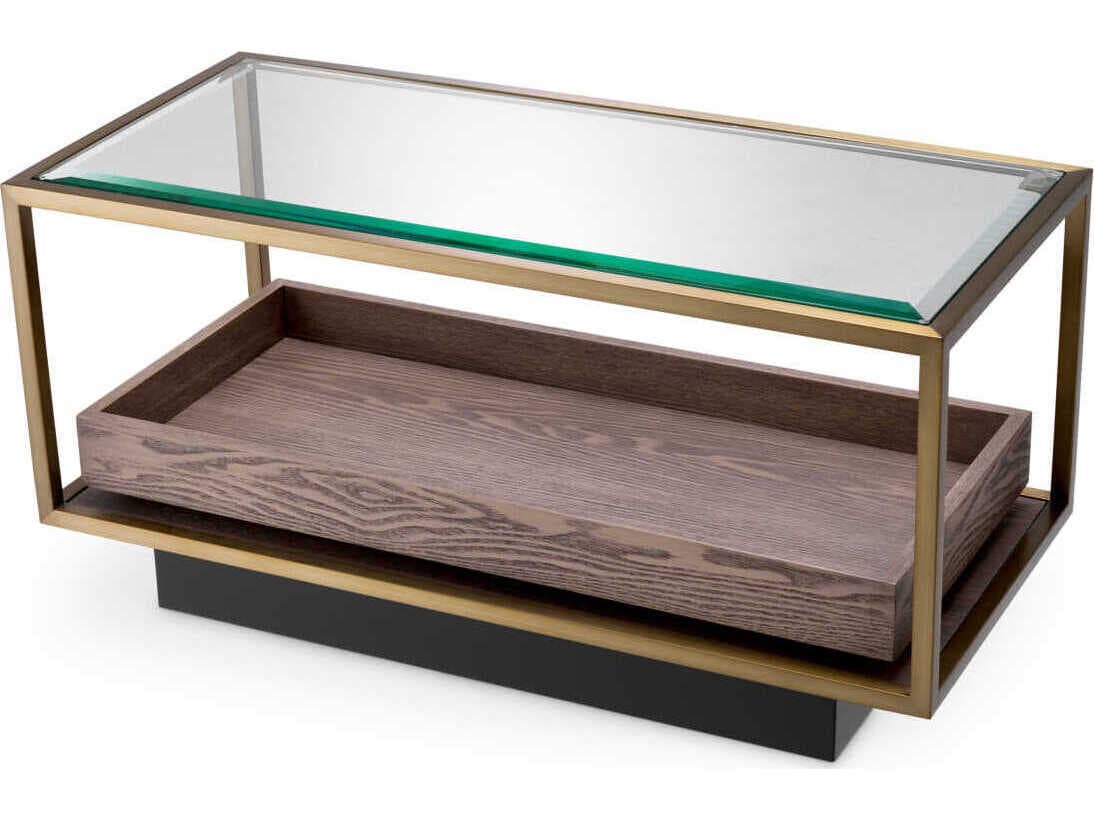 Eichholtz Roxton Brushed Brass Side Table