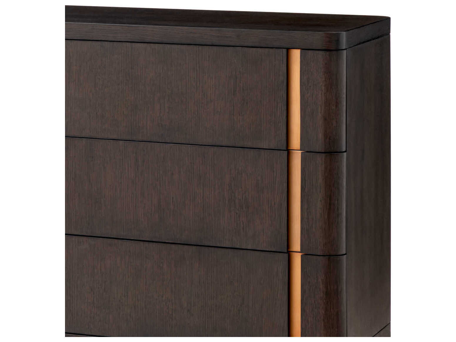Eichholtz Dresser Modesto L Mocha Oak Veneer Drawer