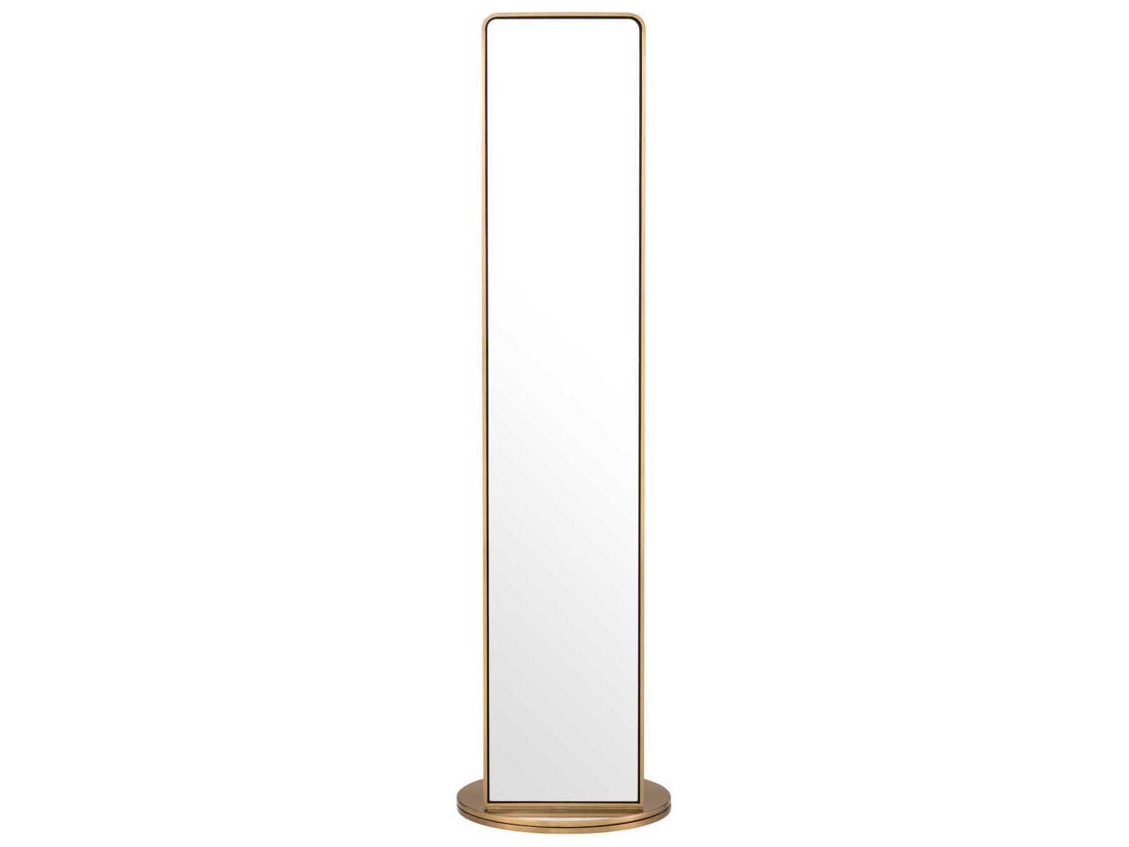 Eichholtz Mirror Novo With Coatrack Brushed Brass Floor