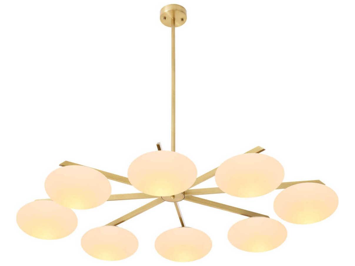 Eichholtz Evergreen Double Antique Brass Chandelier