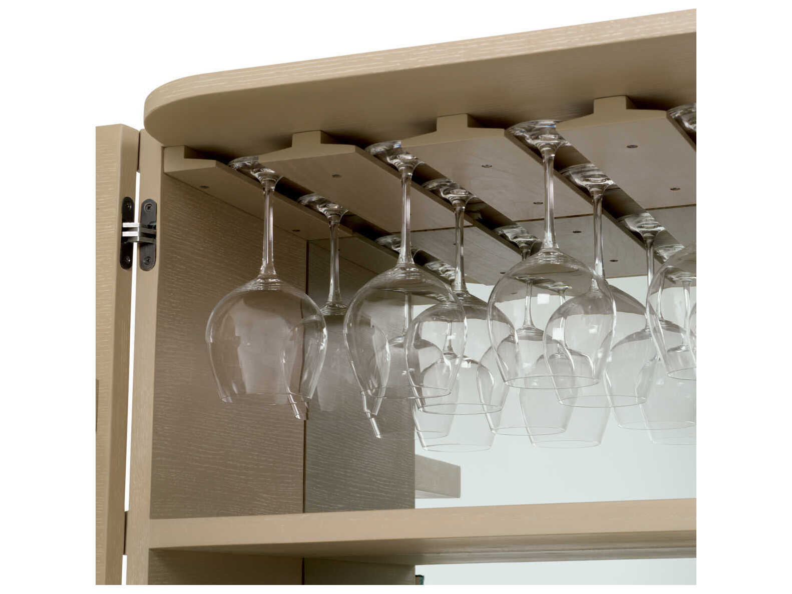 Eichholtz Cabana Washed Oak Veneer Bar Cabinet