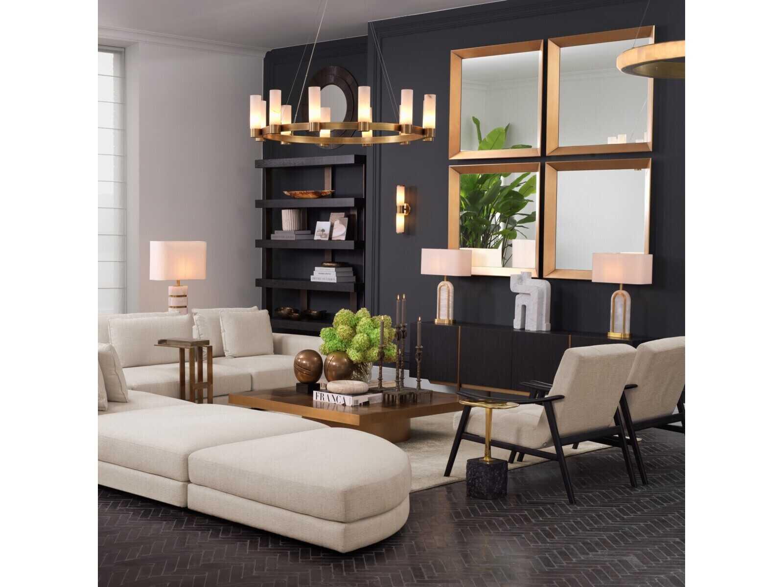 Eichholtz Kayan S Polished Brass Side Table