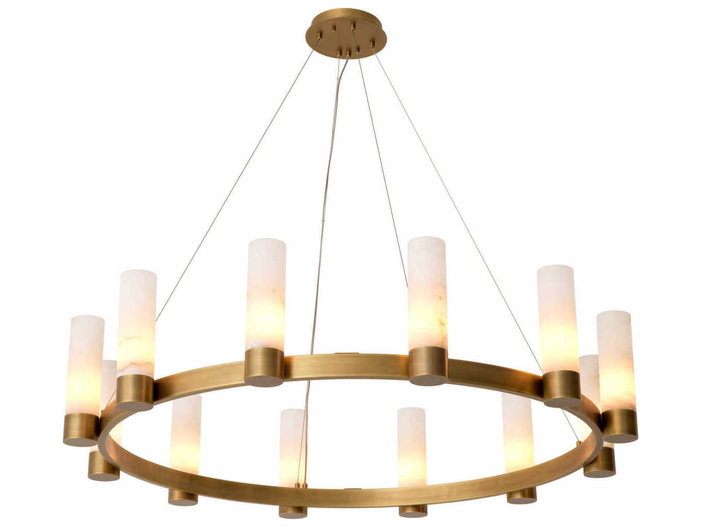 Eichholtz Castro Antique Brass Chandelier