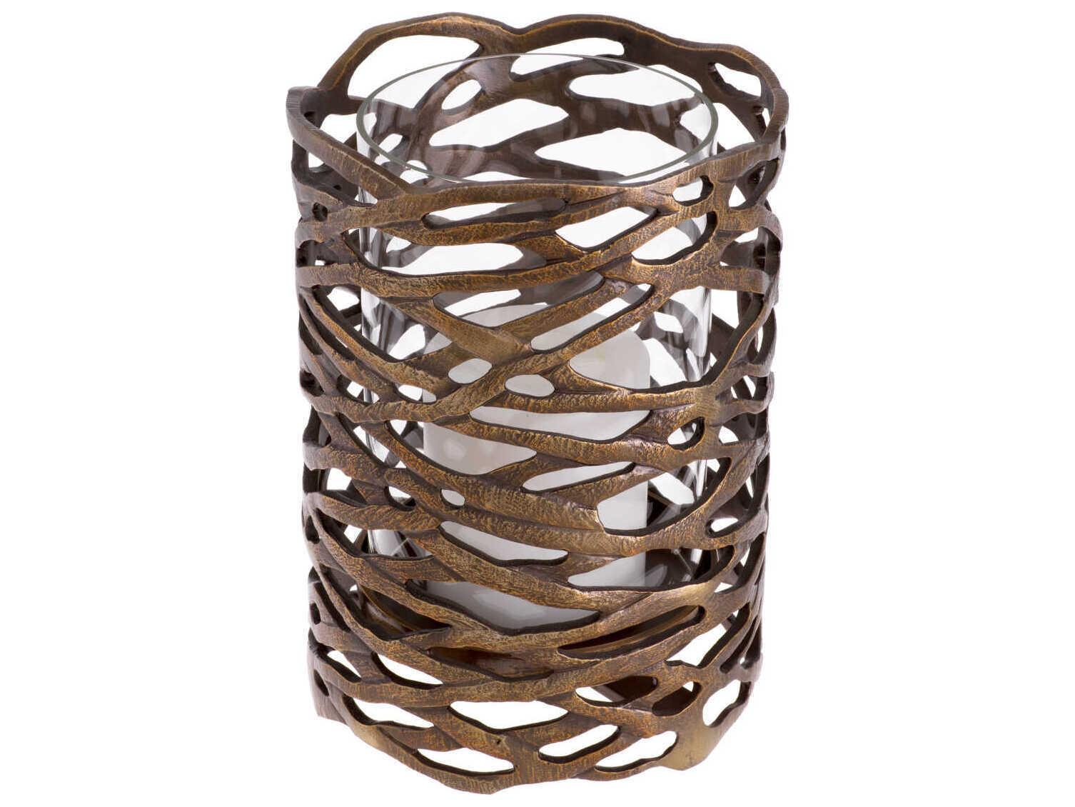 Eichholtz Lanai S Vintage Brass Hurricane