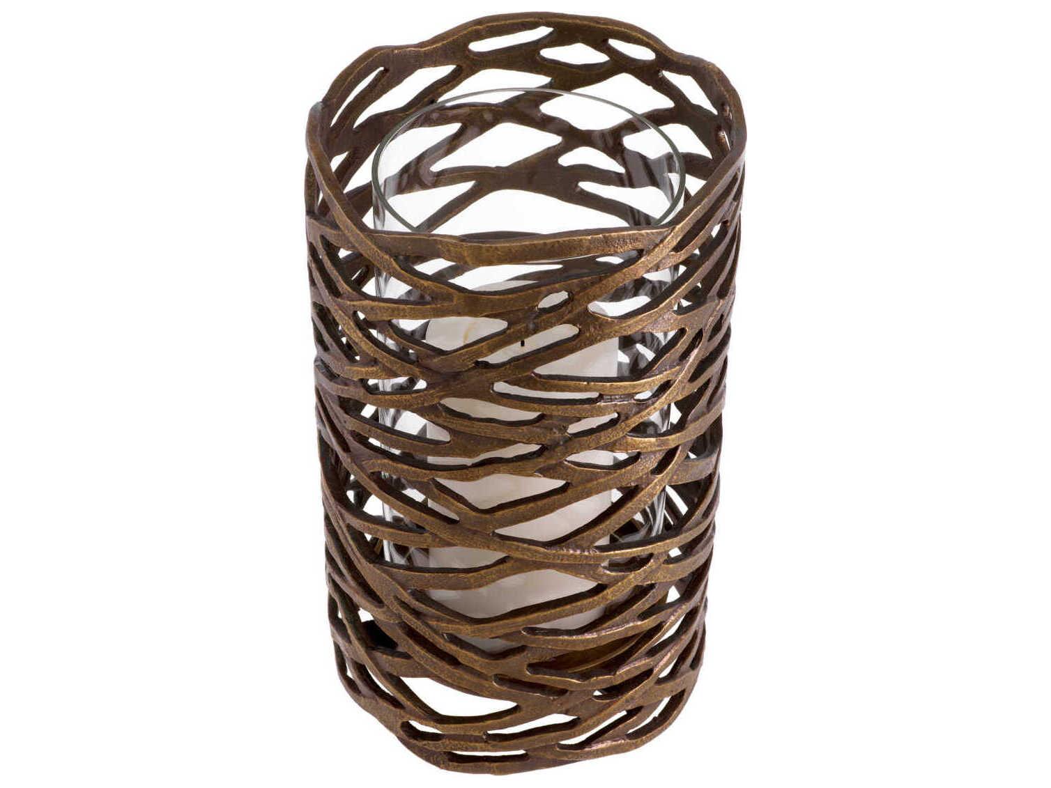 Eichholtz Lanai L Vintage Brass Hurricane