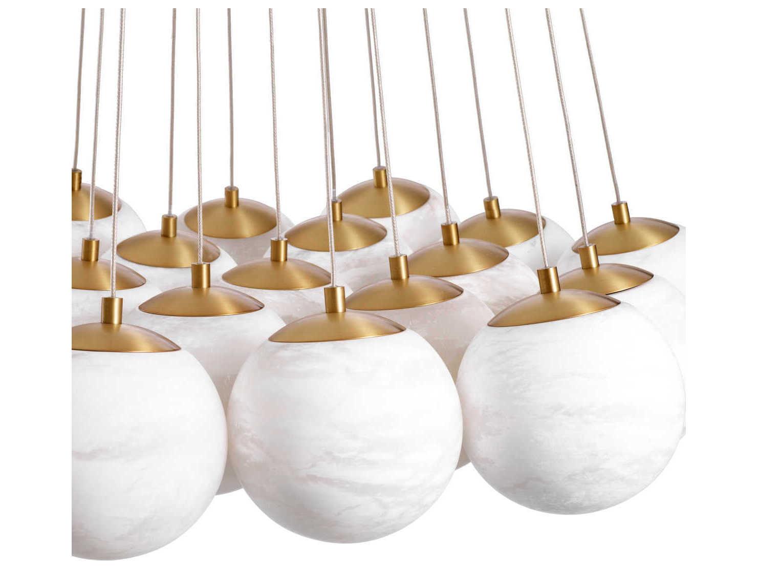 Eichholtz Sphinx L Antique Brass Chandelier