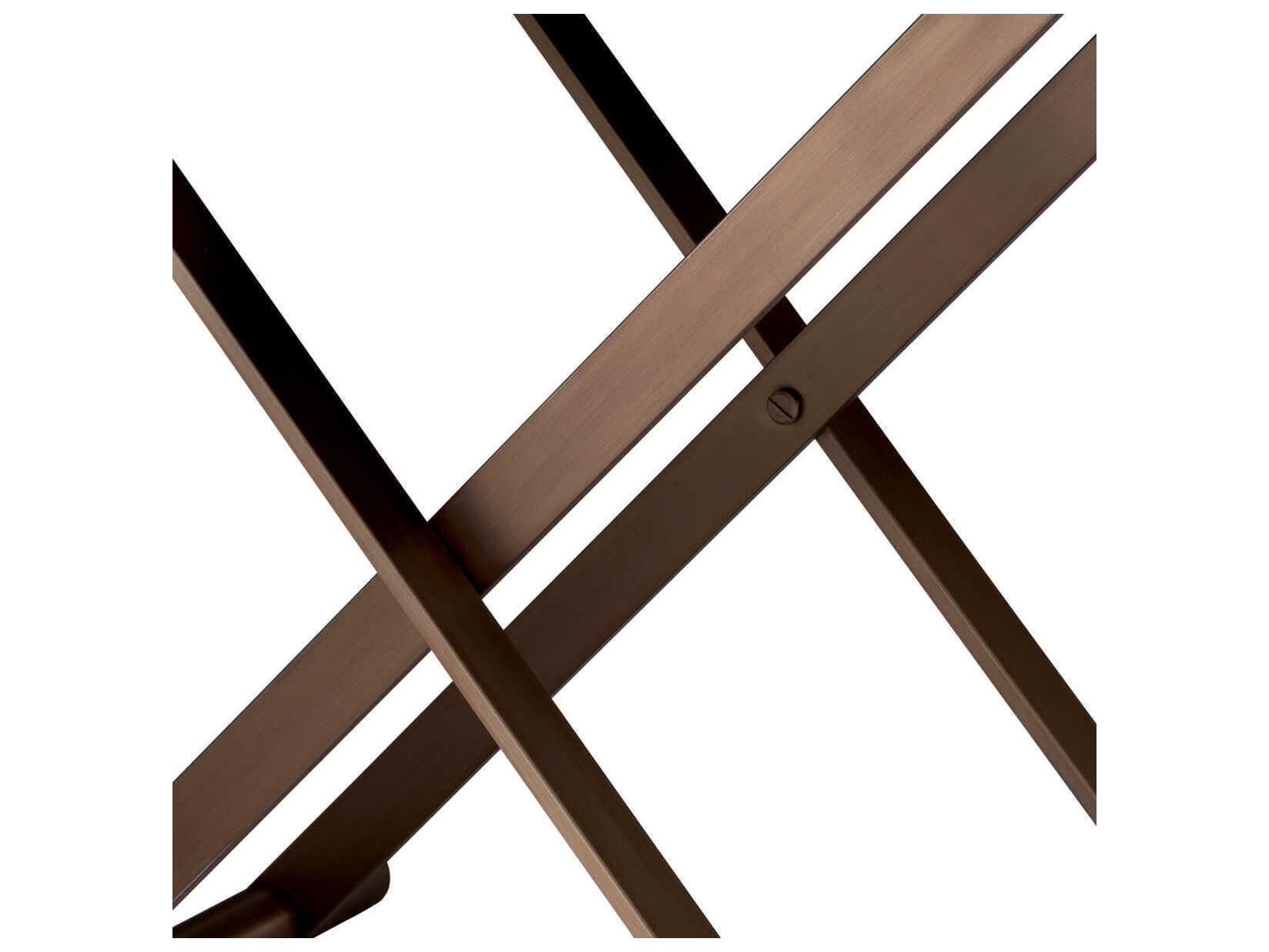 Eichholtz Monarch Black Leather Butler Tray