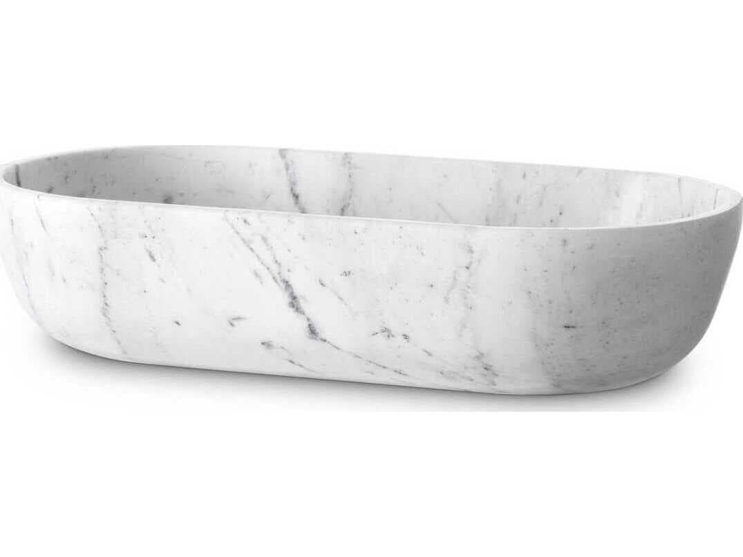 Eichholtz Terrebonne White Marble Bowl