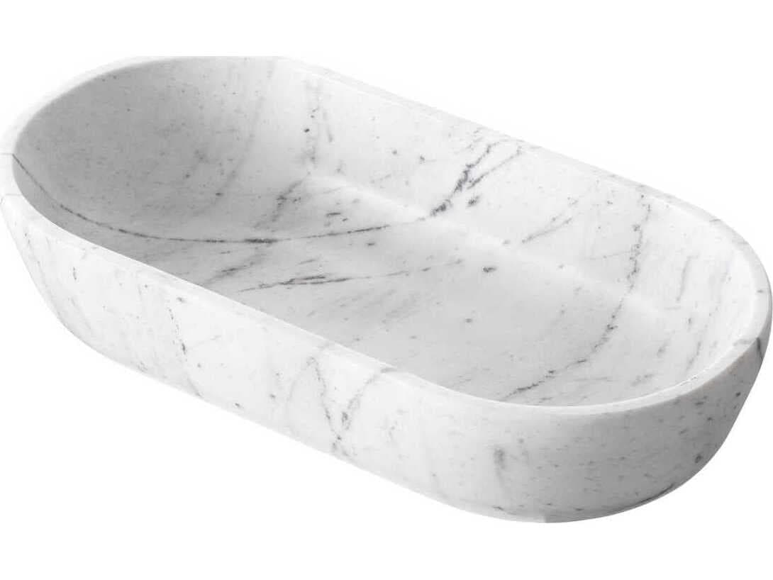 Eichholtz Terrebonne White Marble Bowl