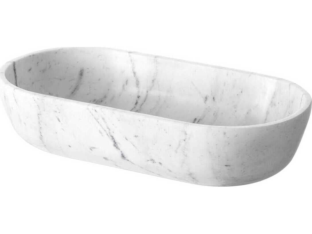 Eichholtz Terrebonne White Marble Bowl