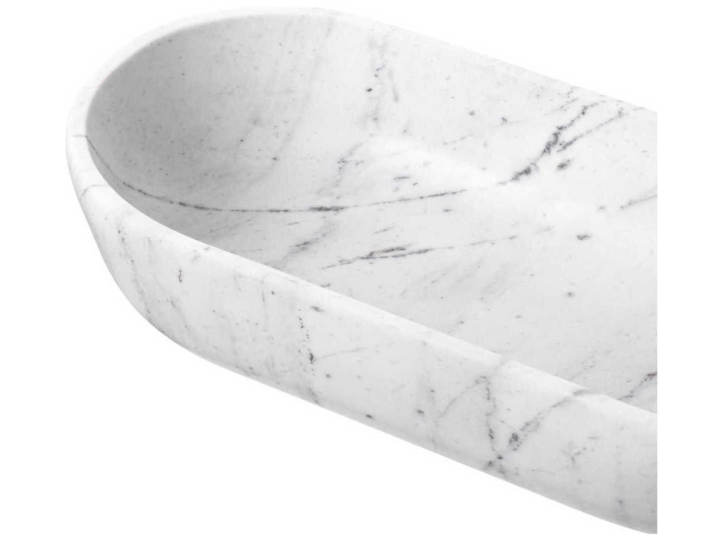 Eichholtz Terrebonne White Marble Bowl