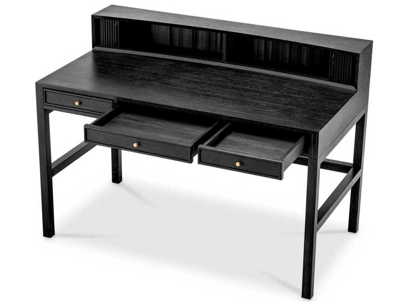 Eichholtz Otranto Charcoal Grey Oak Veneer Desk