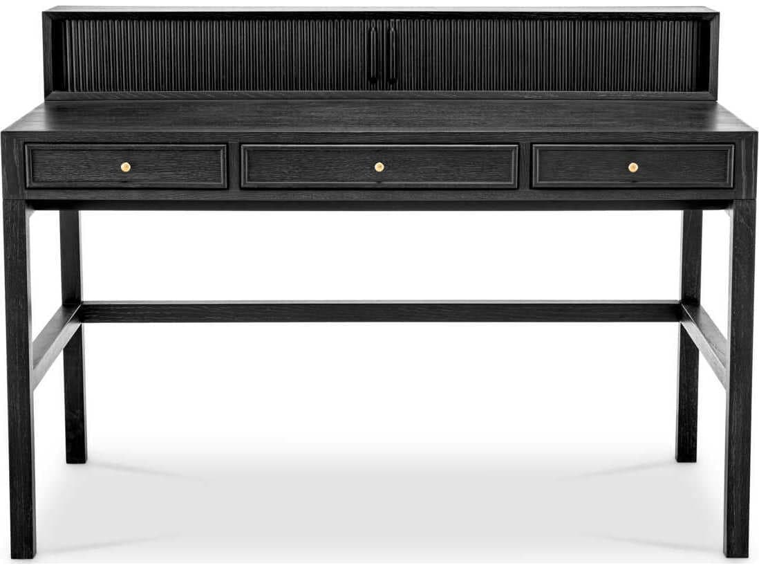 Eichholtz Otranto Charcoal Grey Oak Veneer Desk