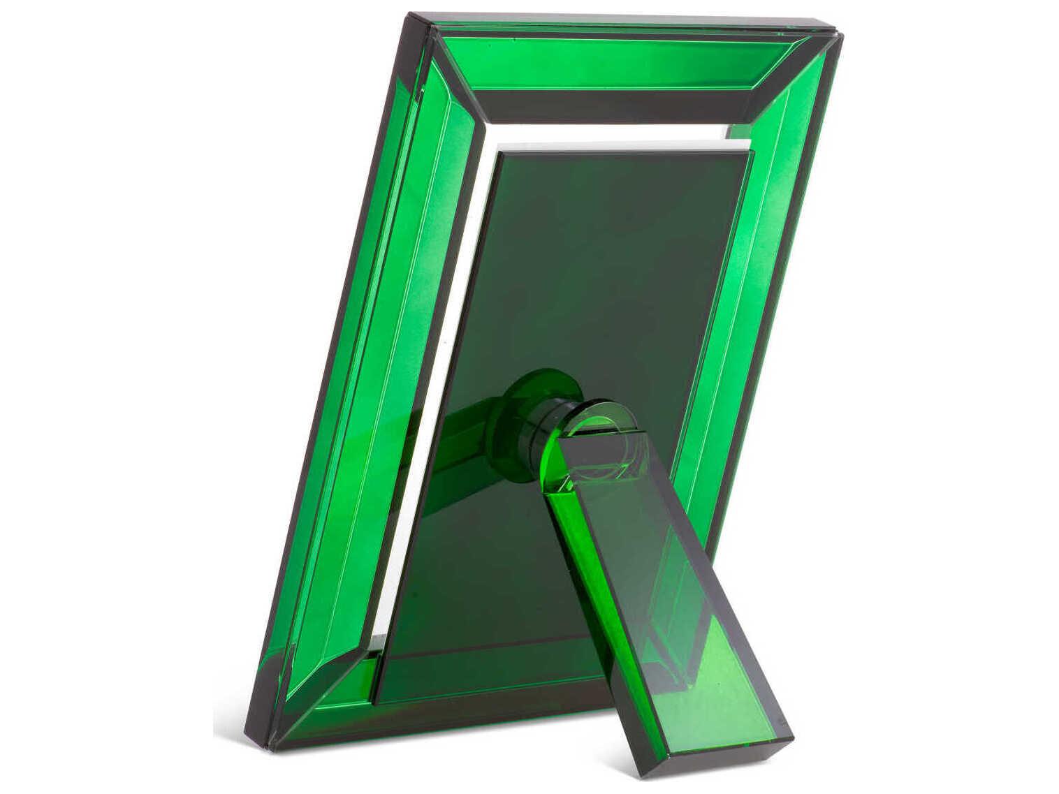 Eichholtz Theory S Green Crystal Glass Set of 2 Picture Frame