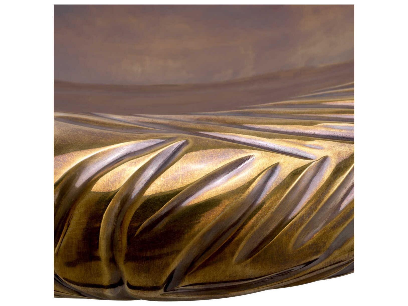 Eichholtz Sandrini Vintage Brass Bowl