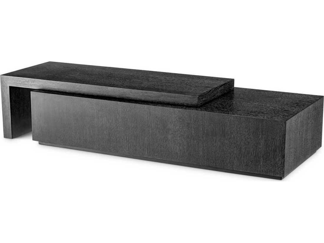 Eichholtz Salento Charcoal Grey Oak Veneer Coffee Table