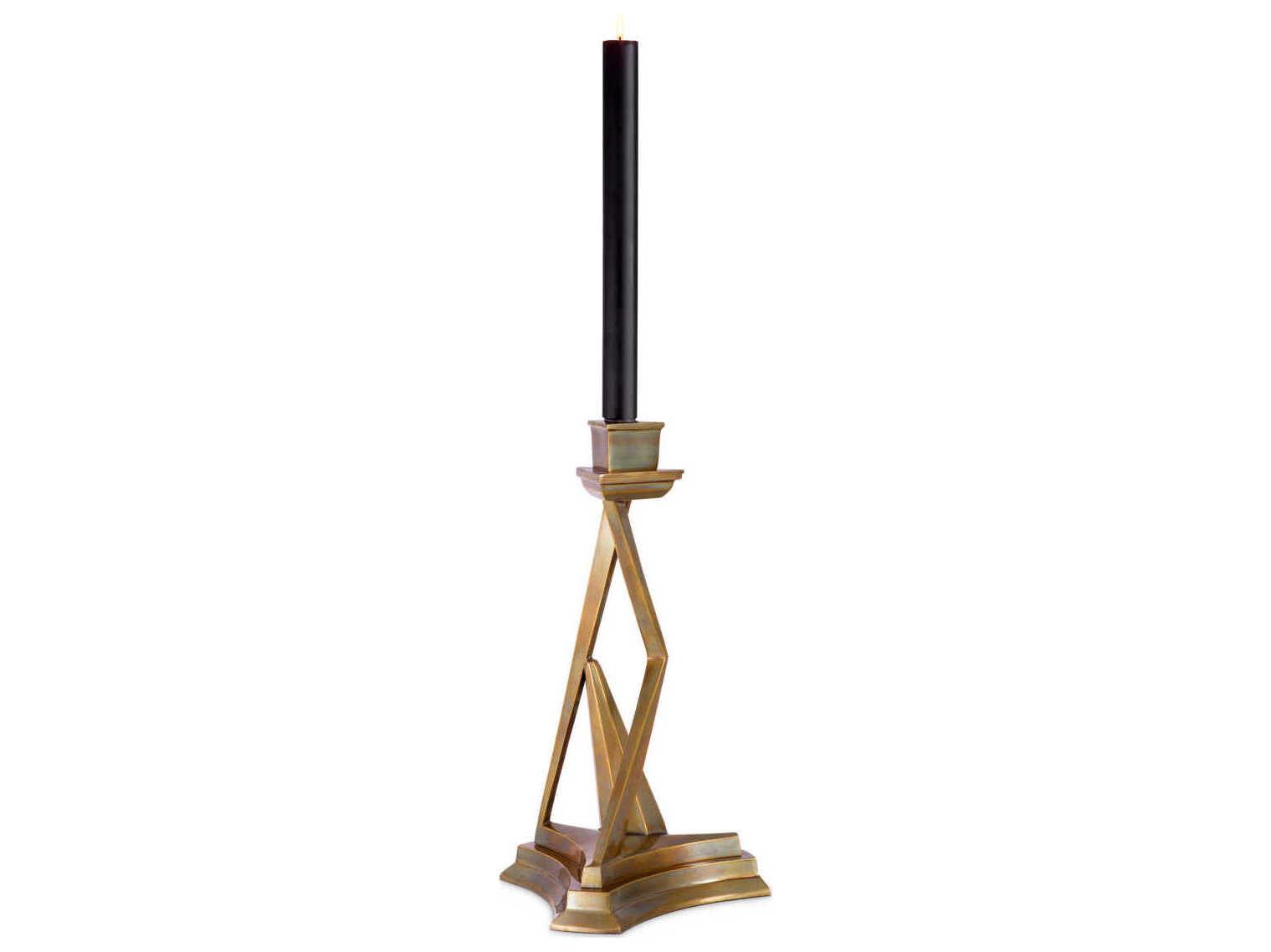 Eichholtz Fiesole Vintage Brass Candle Holder