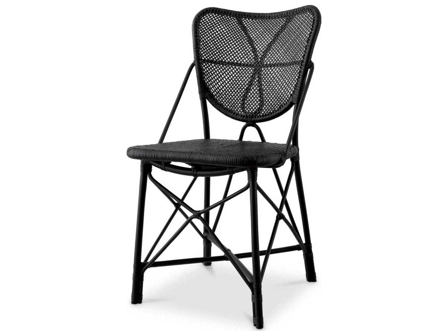 Eichholtz Colony Matte Black Dining Chair