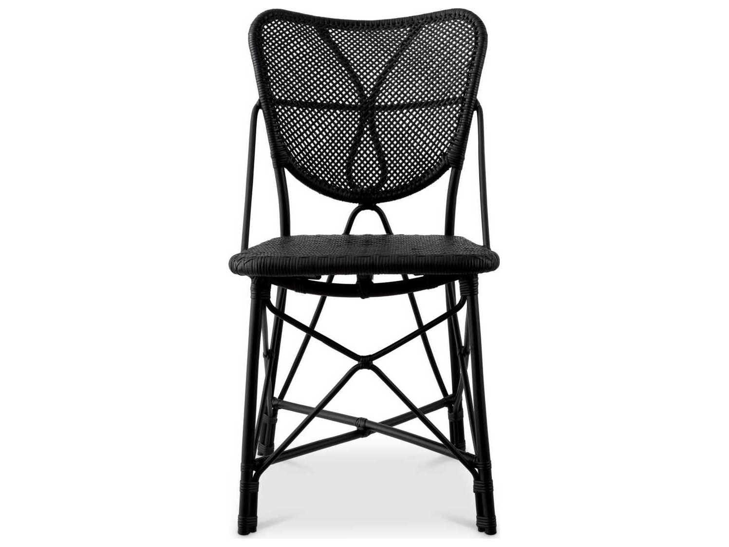 Eichholtz Colony Matte Black Dining Chair