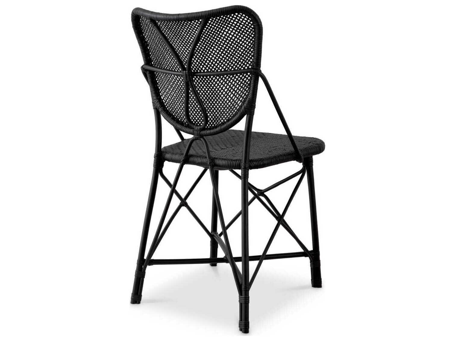 Eichholtz Colony Matte Black Dining Chair