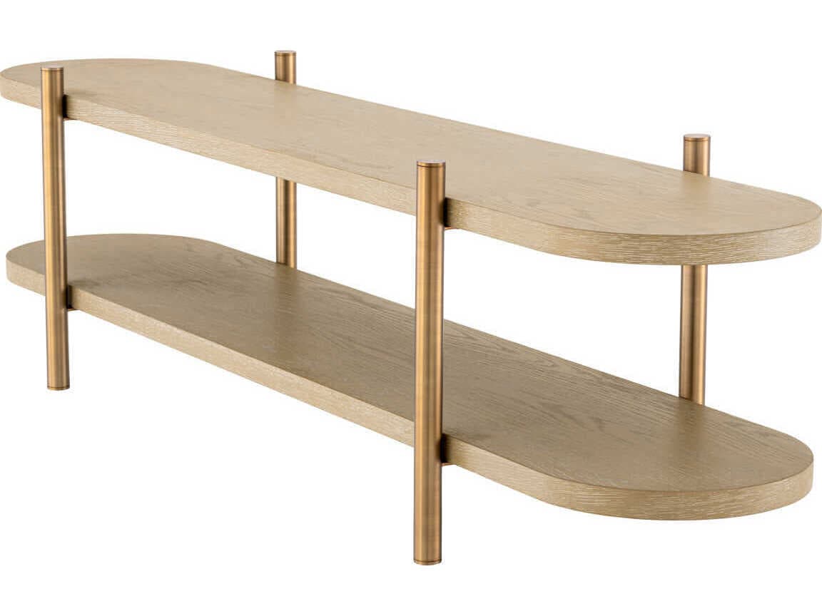 Eichholtz Scario Washed Oak Veneer Cabinet