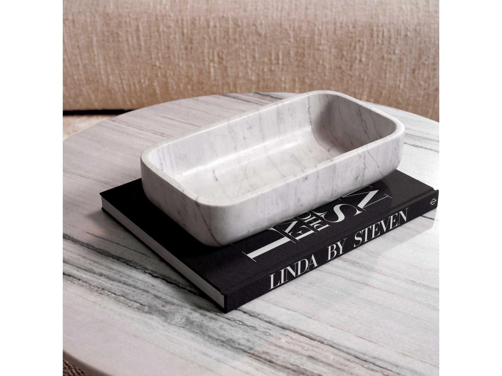 Eichholtz Vioujard White Marble Bowl