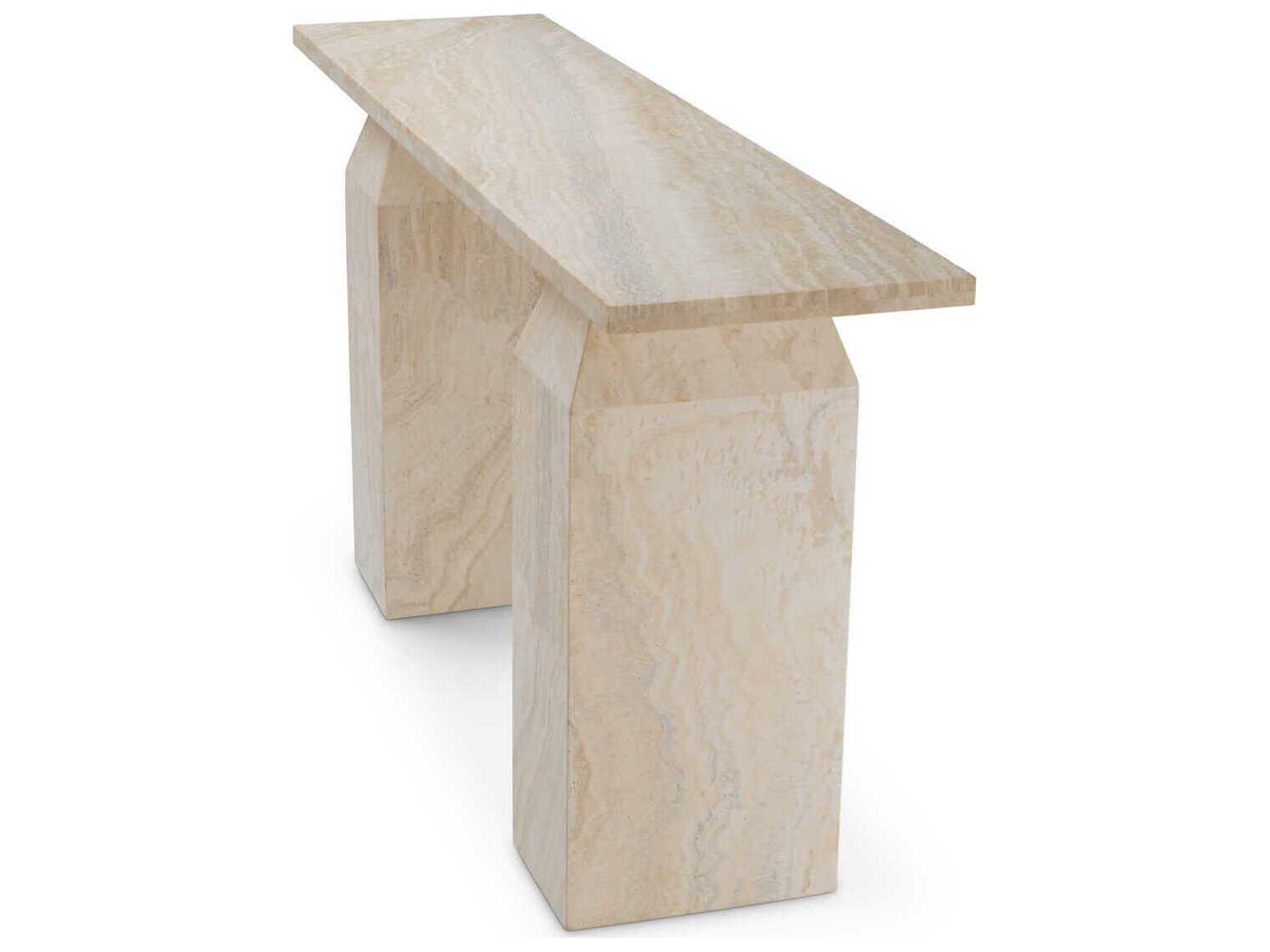 Eichholtz Tarragona Travertine Console Table
