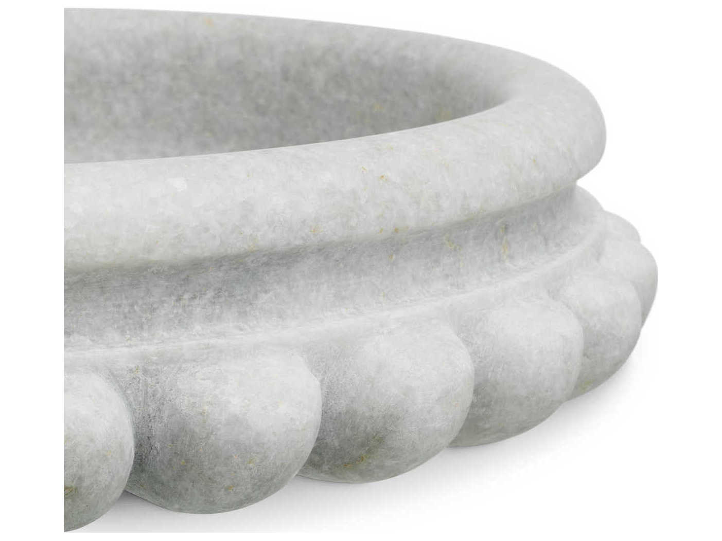 Eichholtz Yerba White Marble Bowl