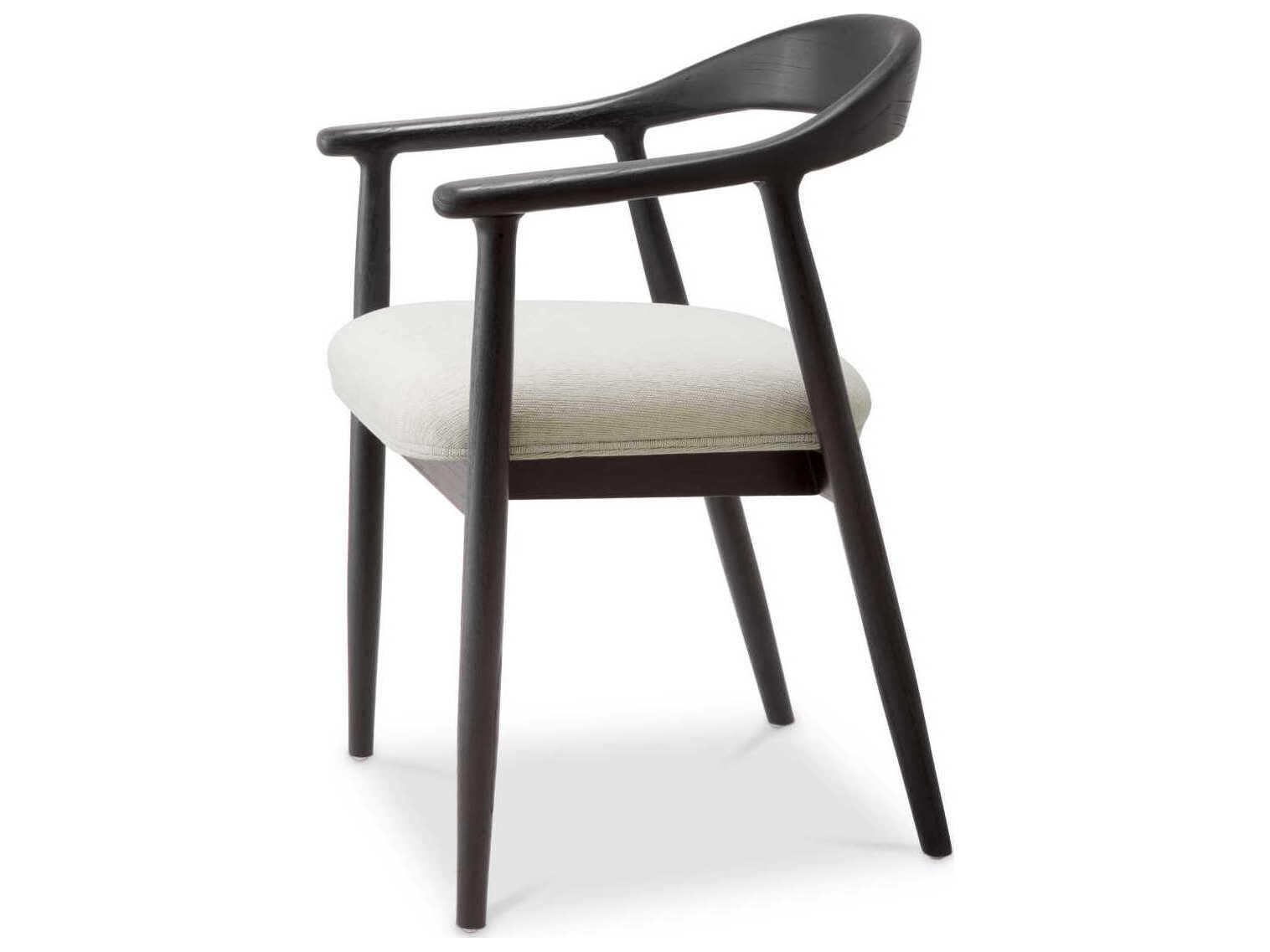 Eichholtz Beale Classic Black Sentier Cream Dining Chair