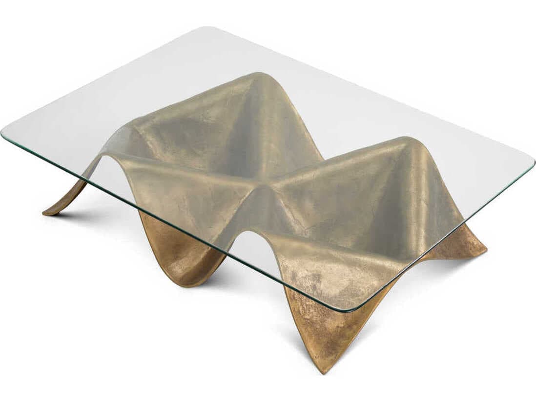 Eichholtz Angelico Vintage Brass Coffee Table